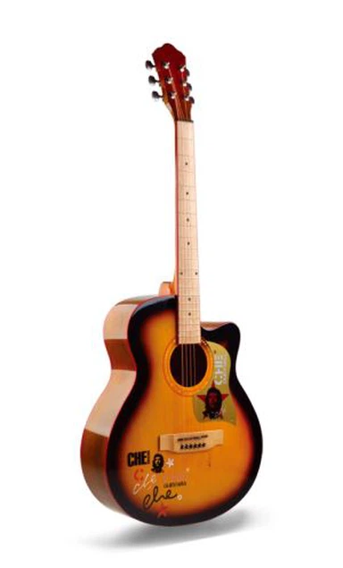 Konstverk Student akustisk gitarr
