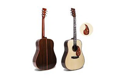 Mahogny akustisk gitarr